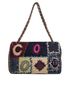 Limited  Patchwork Jumbo Flap Bag, back view